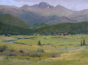 "Moraine Park" by Dan D'Amico, a plein air landscape painting